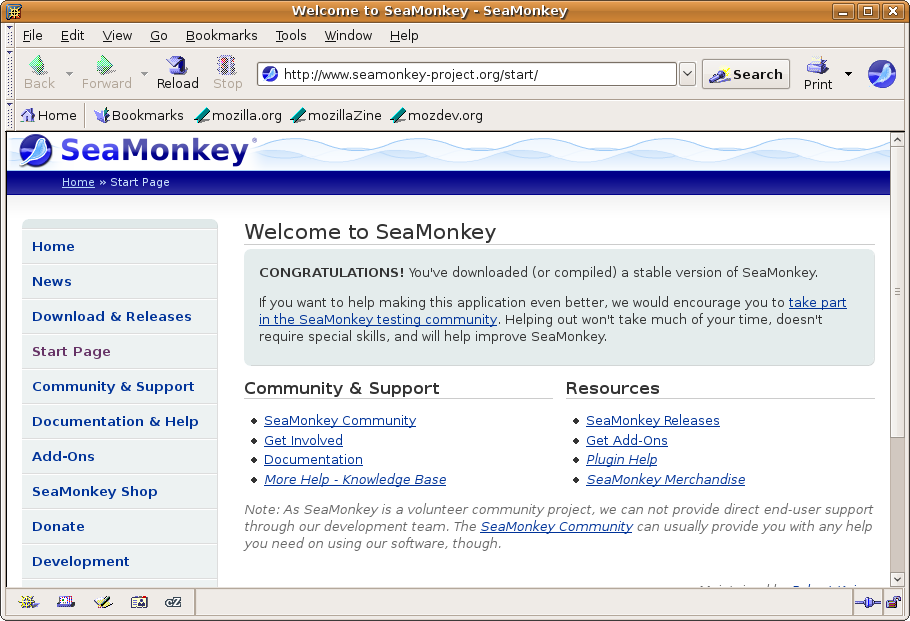 seamonkey ubuntu